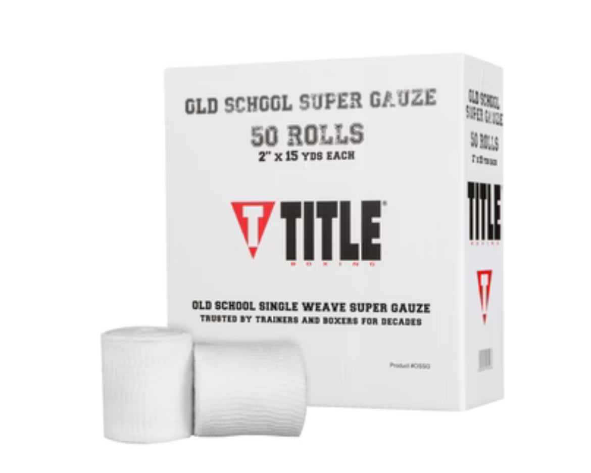 TITLE Boxing Old School Super Gauze (50 Rolls)