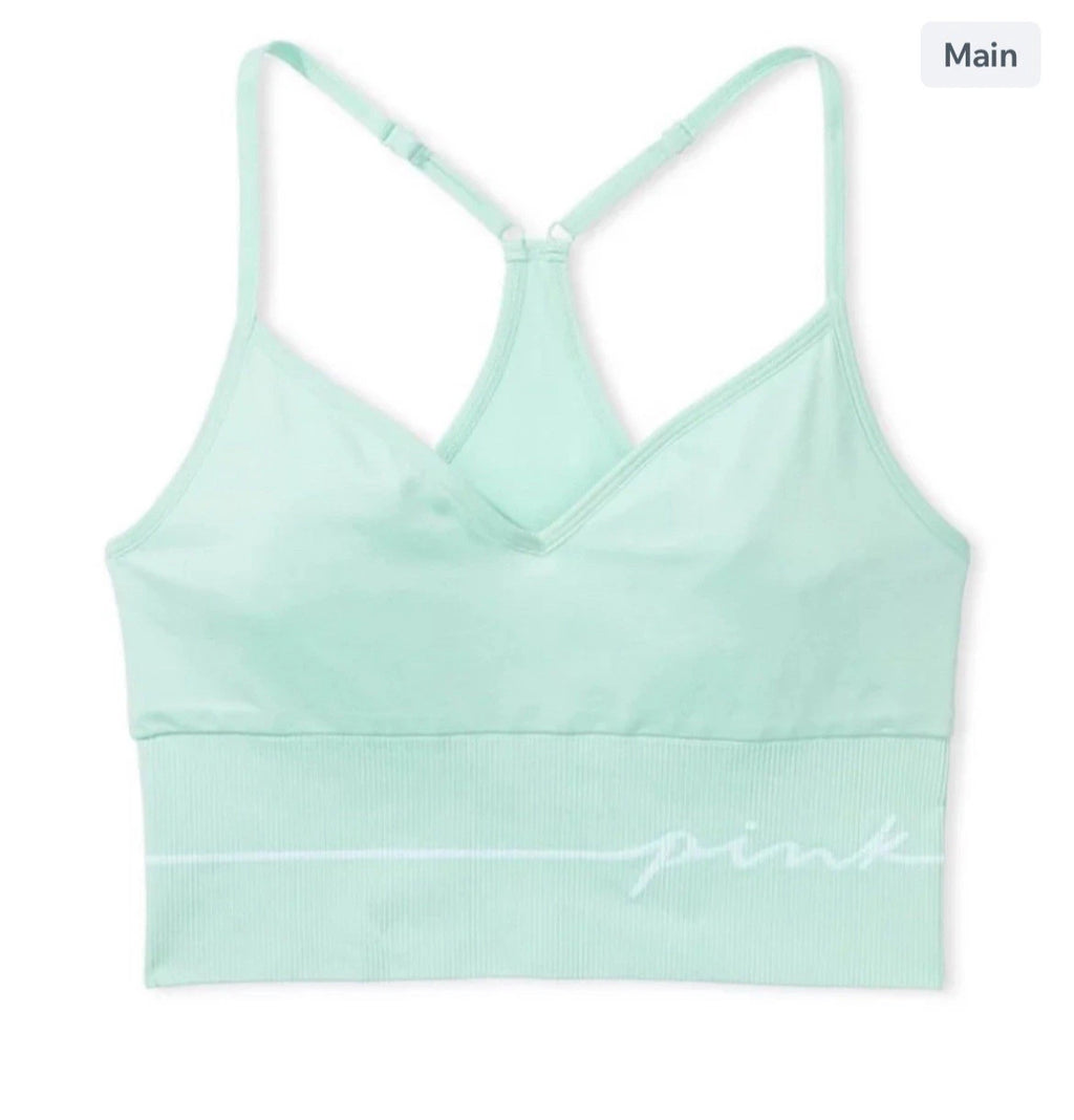 Women’s SEAMLESS CROP SPORTS BRA by PINk