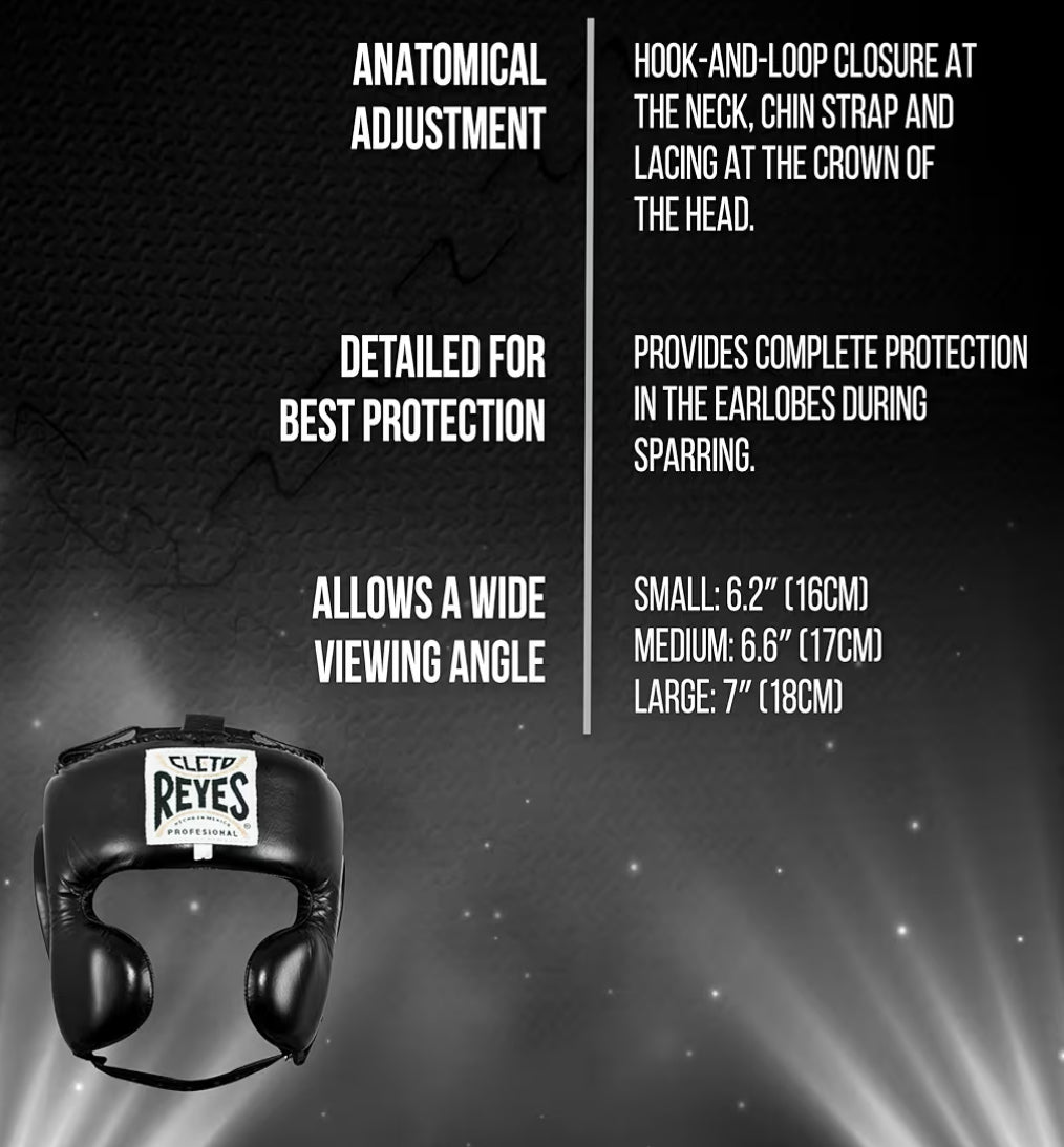 CLETO REYES Boxing Headgear with Cheek Protection