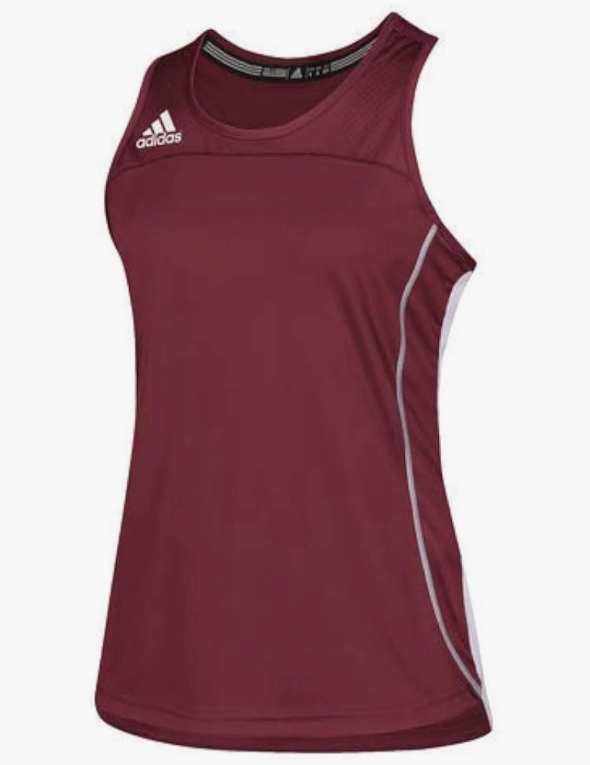 Women’s Maroon Medium Adidas Clima Cool Racerback Tank Top