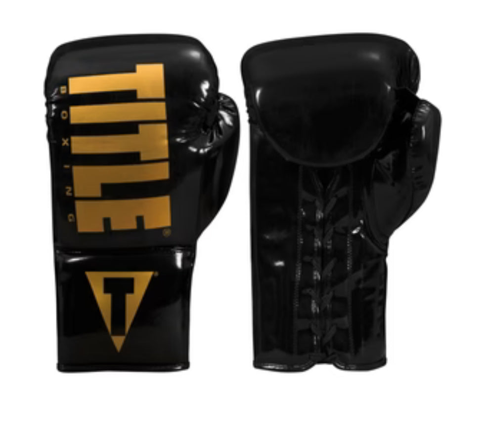 16oz TITLE Boxing Inferno Intensity Lace Training Boxing Gloves