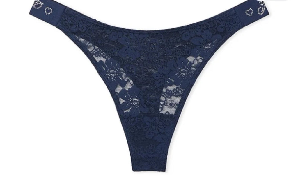 Large WINK LOGO HIGH-LEG THONG PANTY by Victoria's Secret