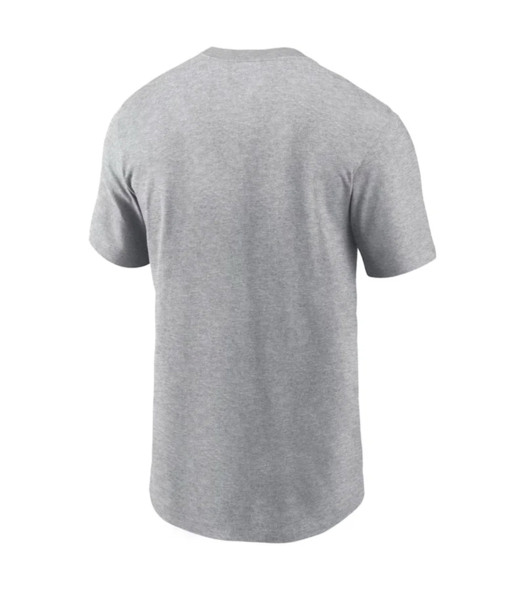 Large Men's Philadelphia Eagles Nike Heather Gray 2024 NFC Champions T-shirt