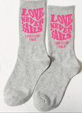 Slogan Graphic Crew Socks