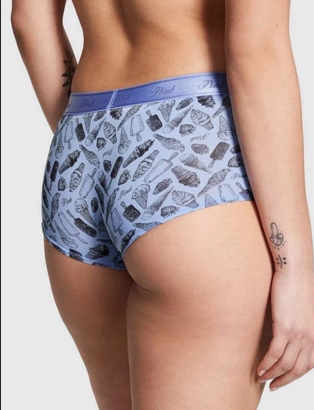Women’s Logo Cotton Boy short Panties by PINK