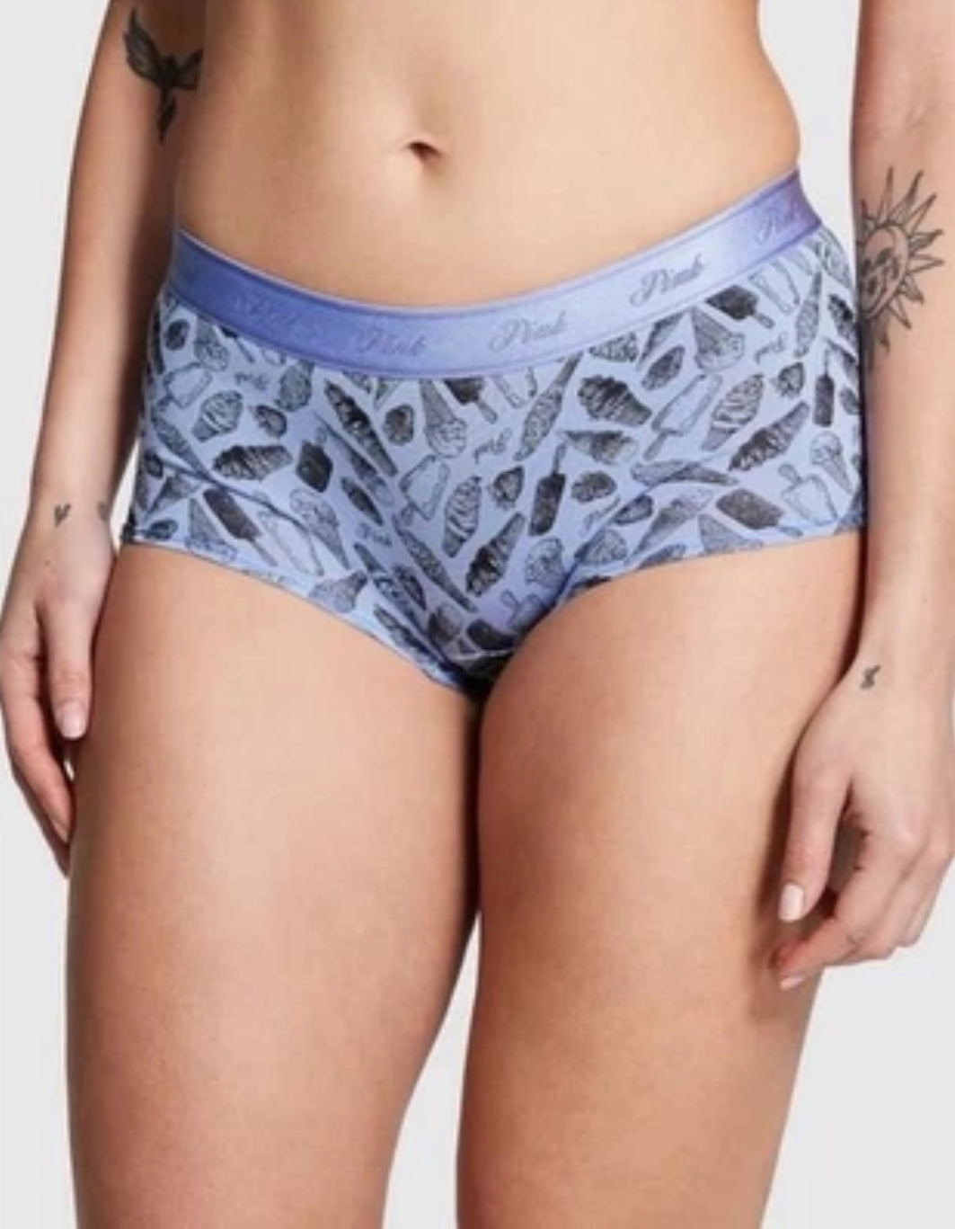 Women’s Logo Cotton Boy short Panties by PINK