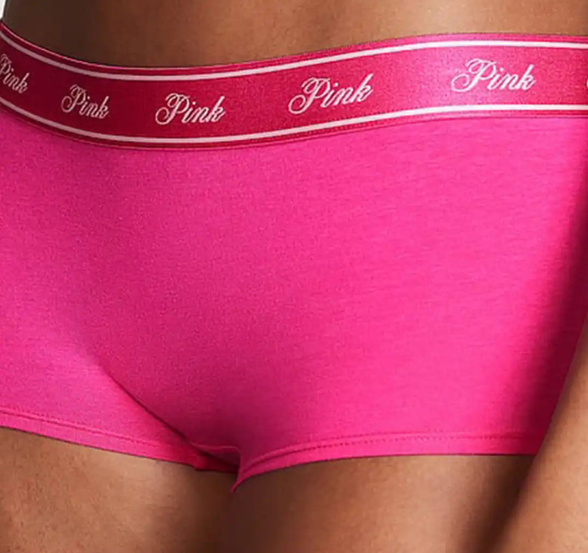 Women’s Logo Cotton Boy short Panties by PINK