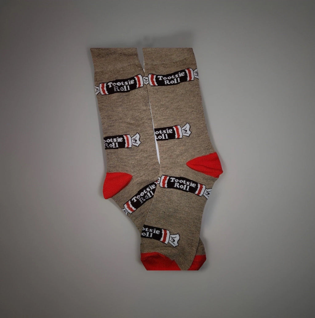 New Tootsie Roll Crew Socks