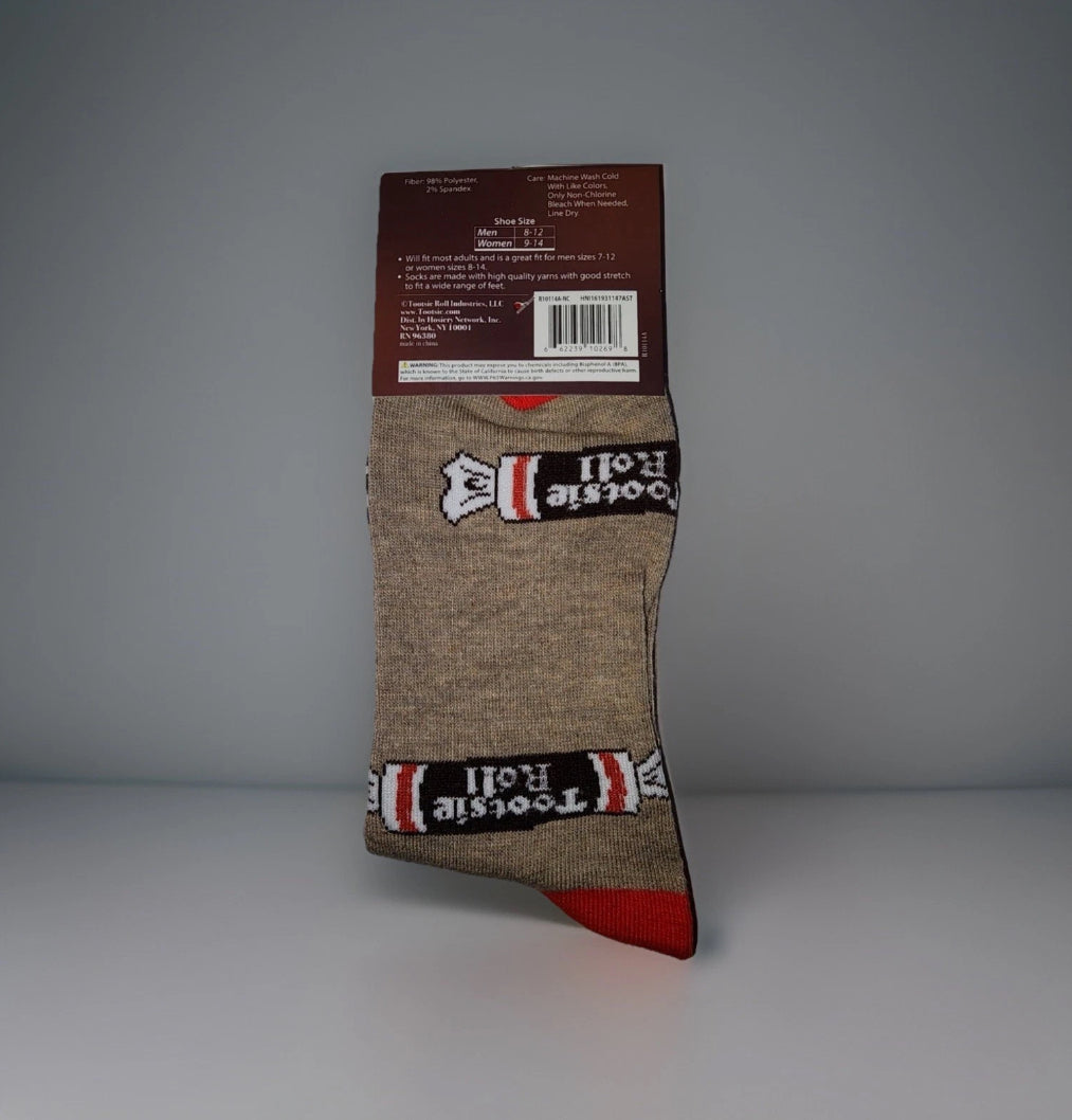 New Tootsie Roll Crew Socks