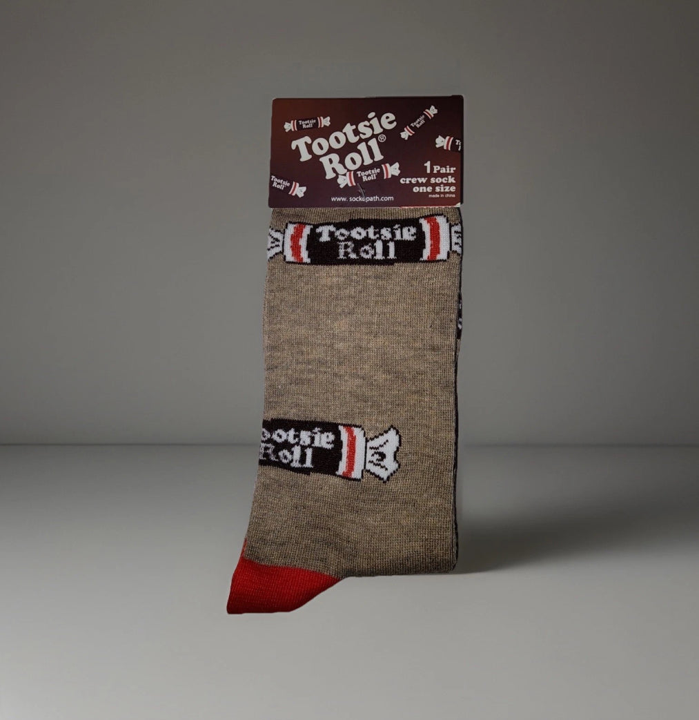 New Tootsie Roll Crew Socks
