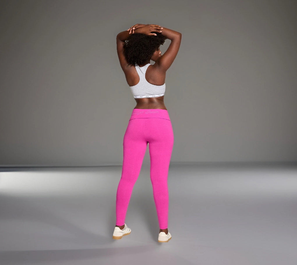 PINK ALL-DAY COTTON LEGGINGS