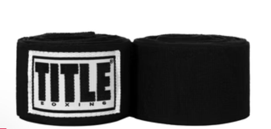 TITLE Boxing Semi Elastic 210" Extra Long Hand Wraps
