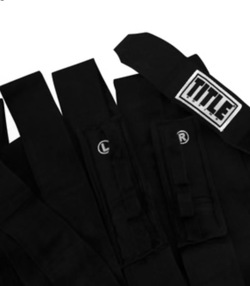 TITLE Boxing Semi Elastic 210" Extra Long Hand Wraps
