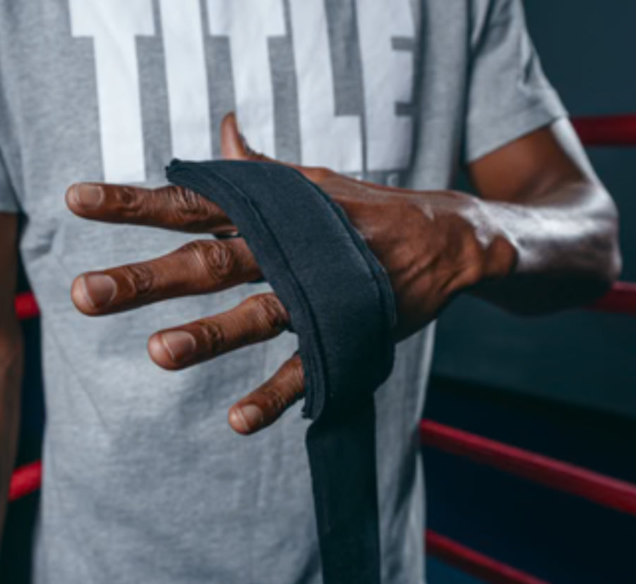 TITLE Boxing Semi Elastic 210" Extra Long Hand Wraps