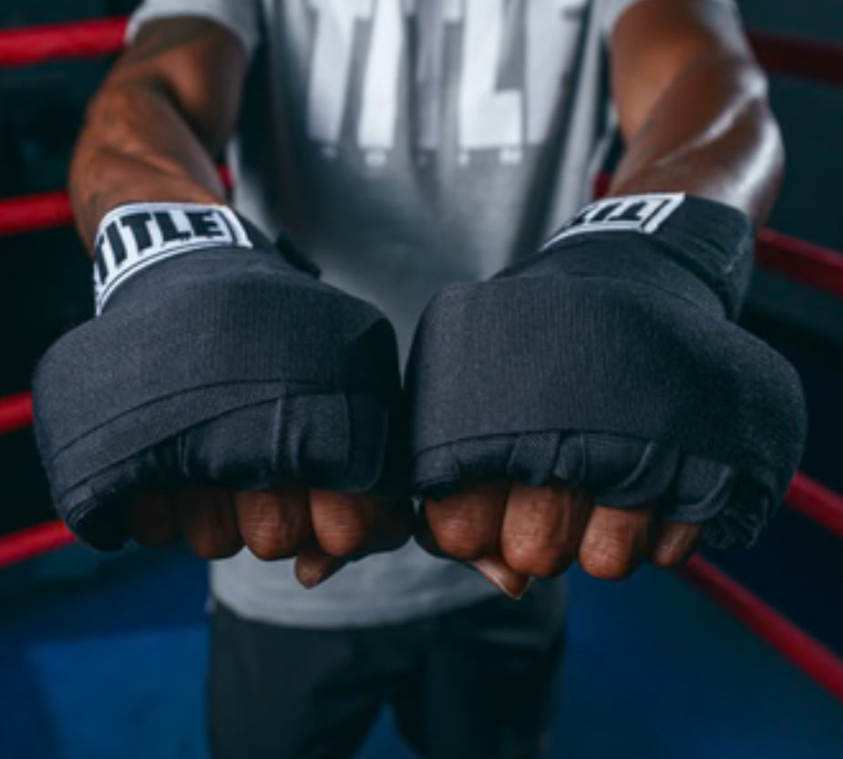 TITLE Boxing Semi Elastic 210" Extra Long Hand Wraps
