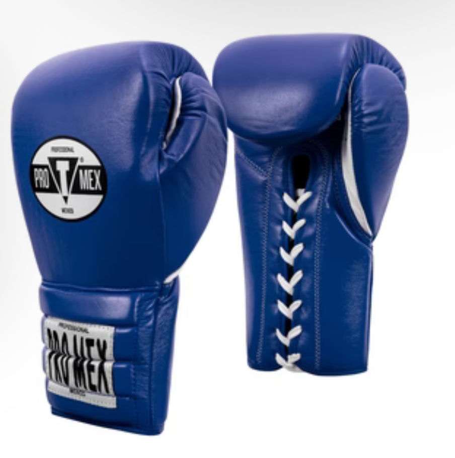 16oz Pro Mex Professional Lace Sparring Boxing Gloves