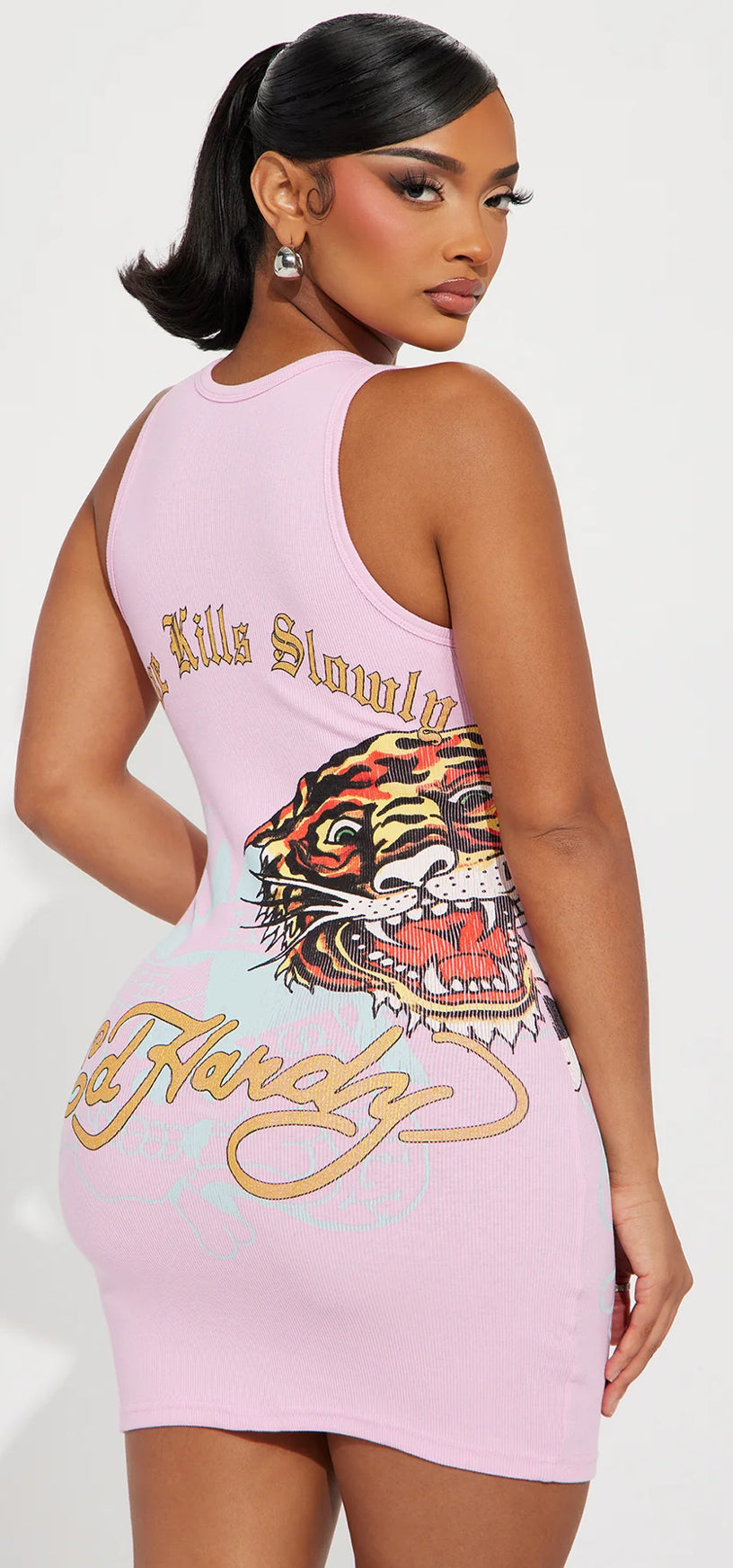 Ed Hardy Retro Flash 1 Tank Dress