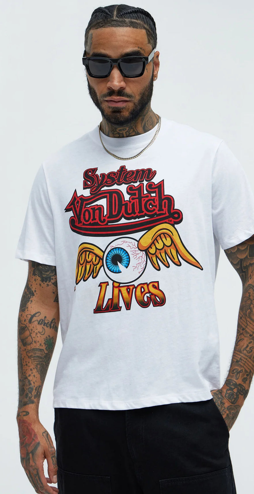 Von Dutch System Lives Short Sleeve Tee