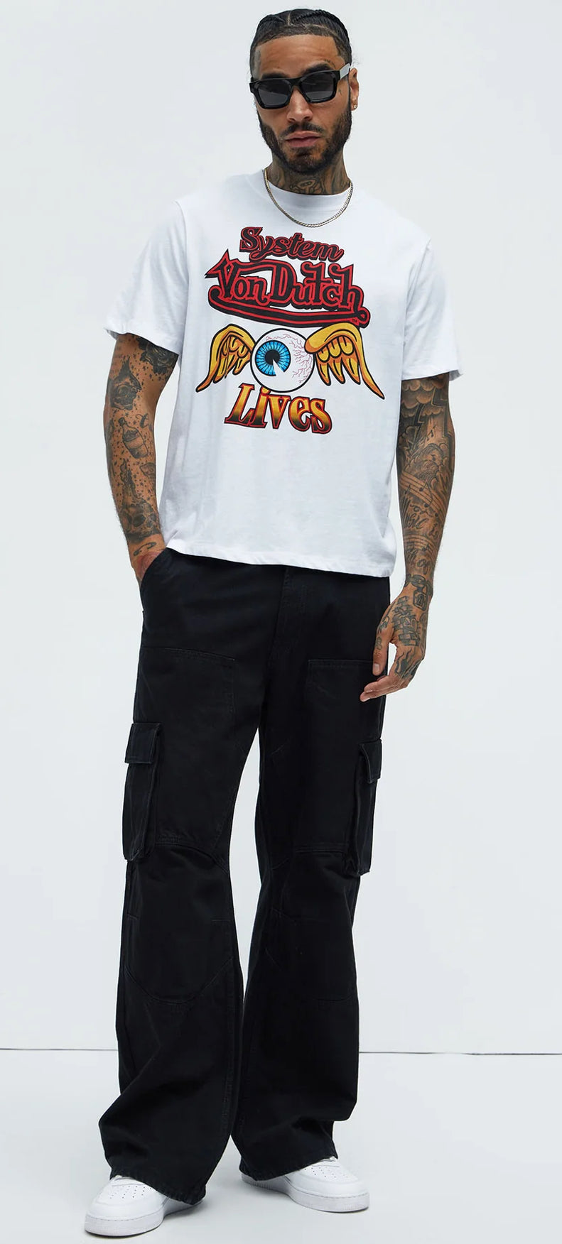 Von Dutch System Lives Short Sleeve Tee